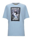 BARBOUR Herren T-shirts Farbe Blaugrau Größe 8