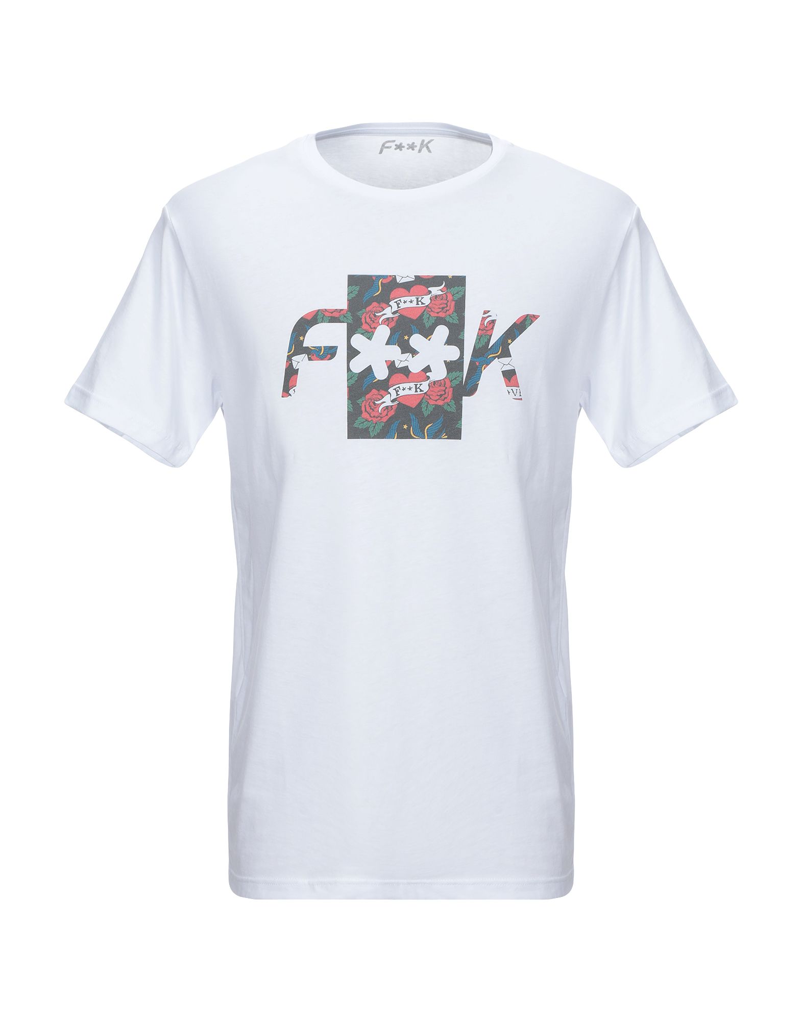 F**k Project Man T-shirt White Size S Cotton