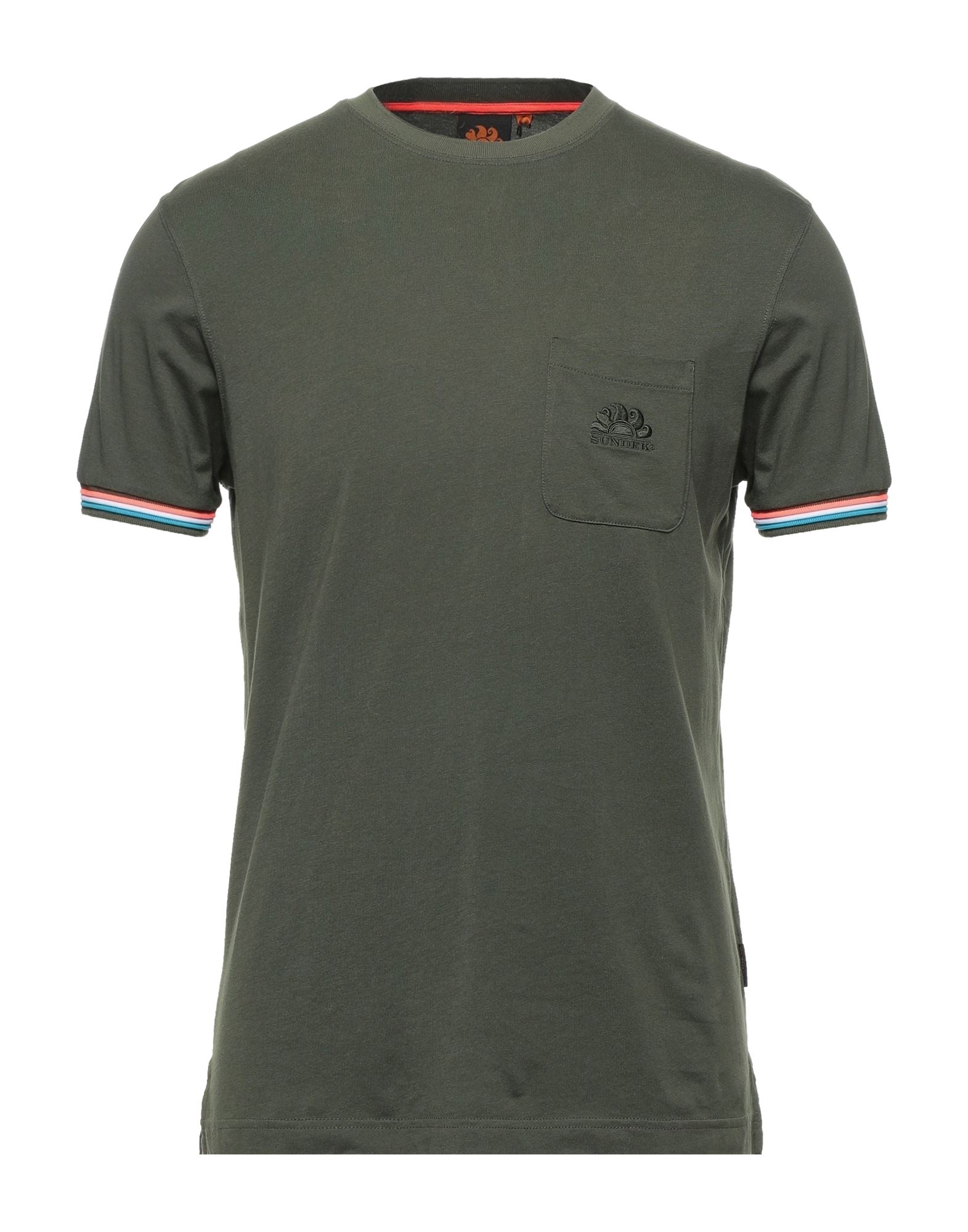 Sundek T-shirts In Military Green