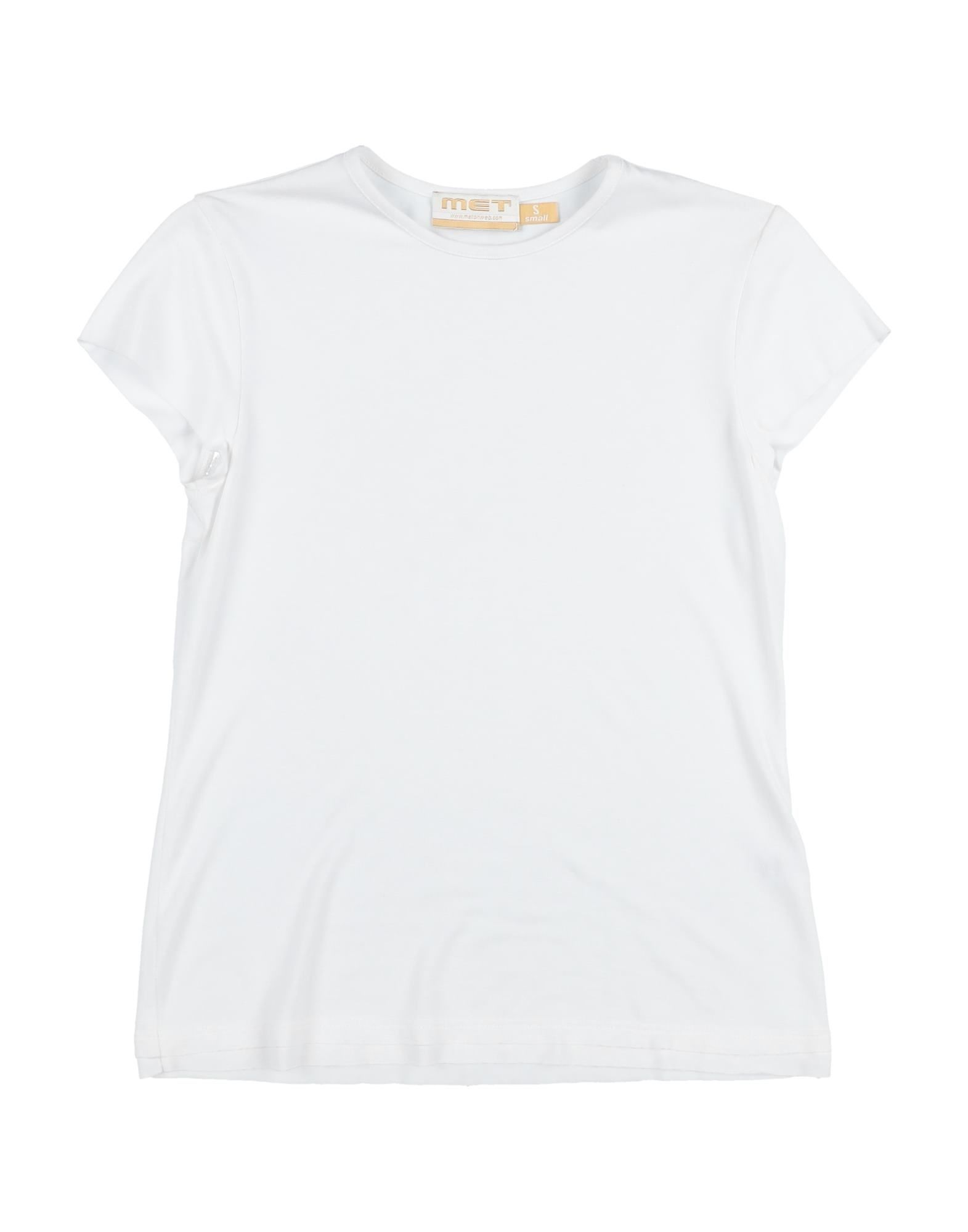 Met Jeans Kids' T-shirts In White
