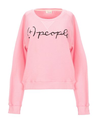 People (+)  Woman Sweatshirt Pink Size M Cotton