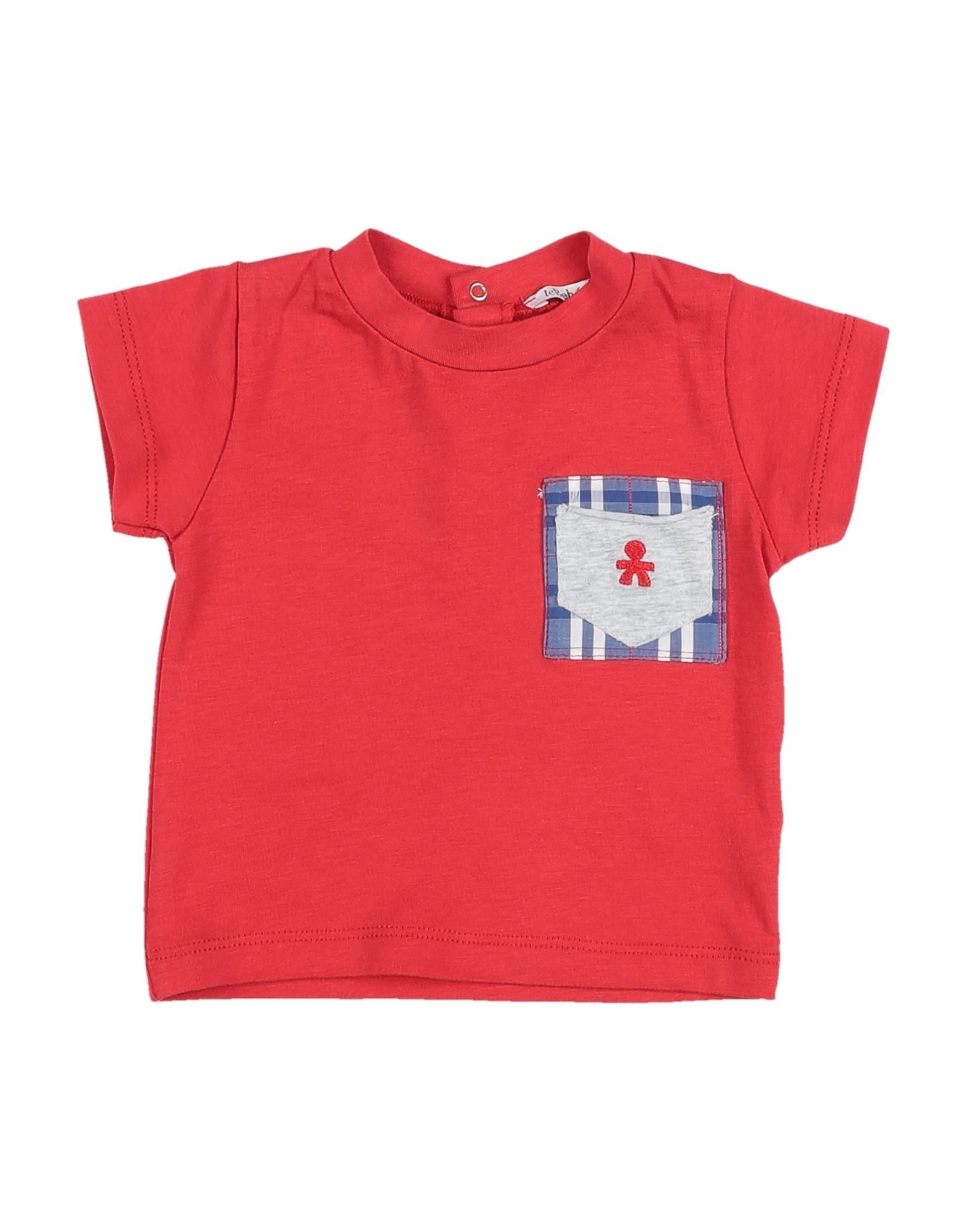 Le Bebé Babies' T-shirts In Brick Red