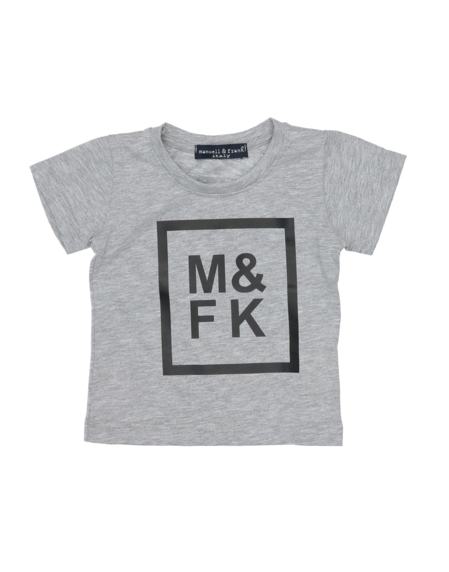 Manuell & Frank Kids' T-shirts In Light Grey
