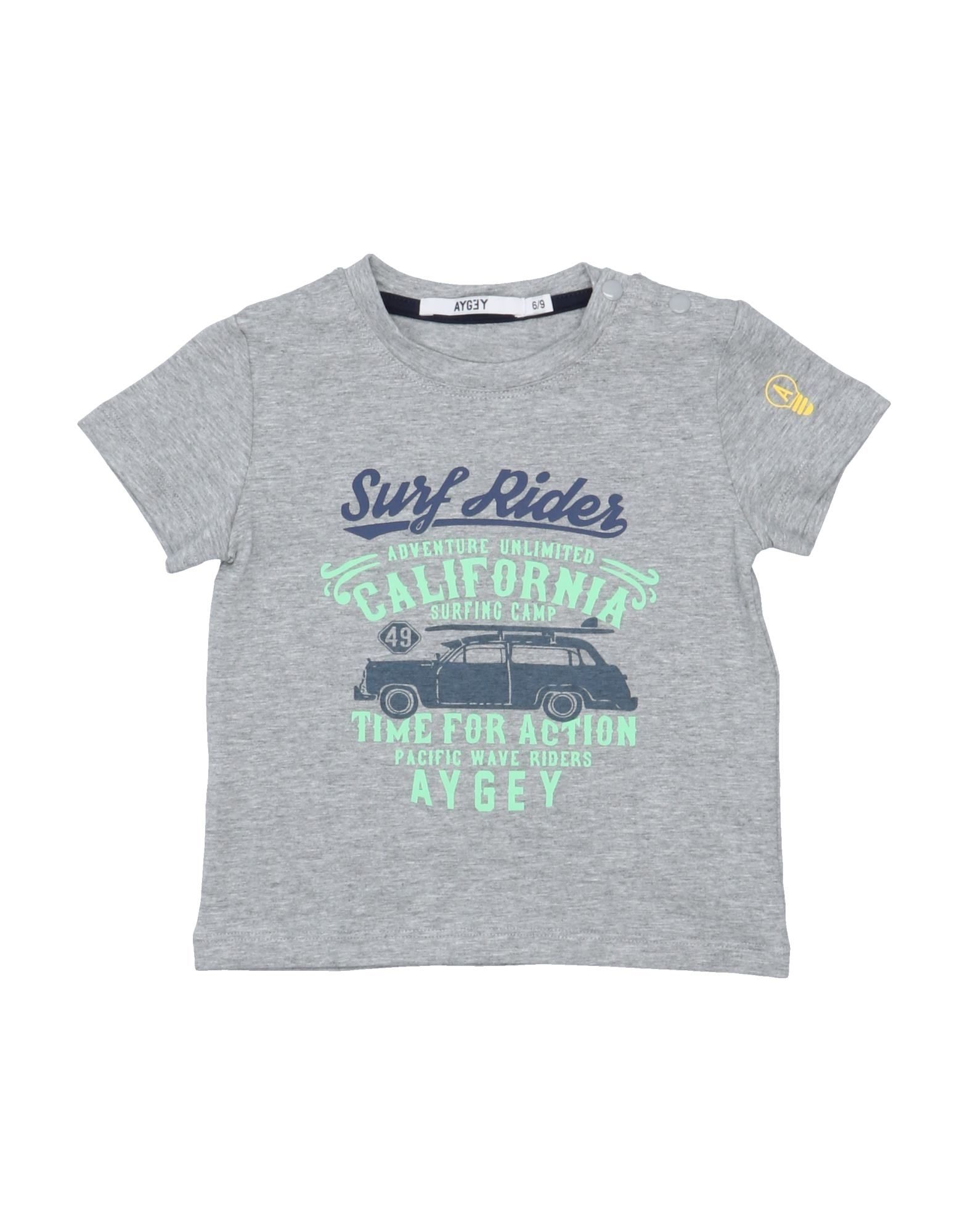 Aygey Kids' T-shirts In Grey