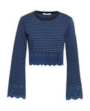 DEREK LAM 10 CROSBY Damen T-shirts Farbe Dunkelblau Gre 5