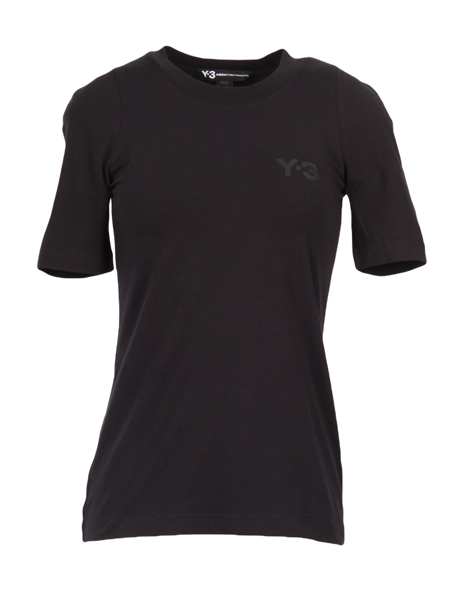 《セール開催中》Y-3 レディース T シャツ ブラック XS コットン 88% / ポリウレタン 12%