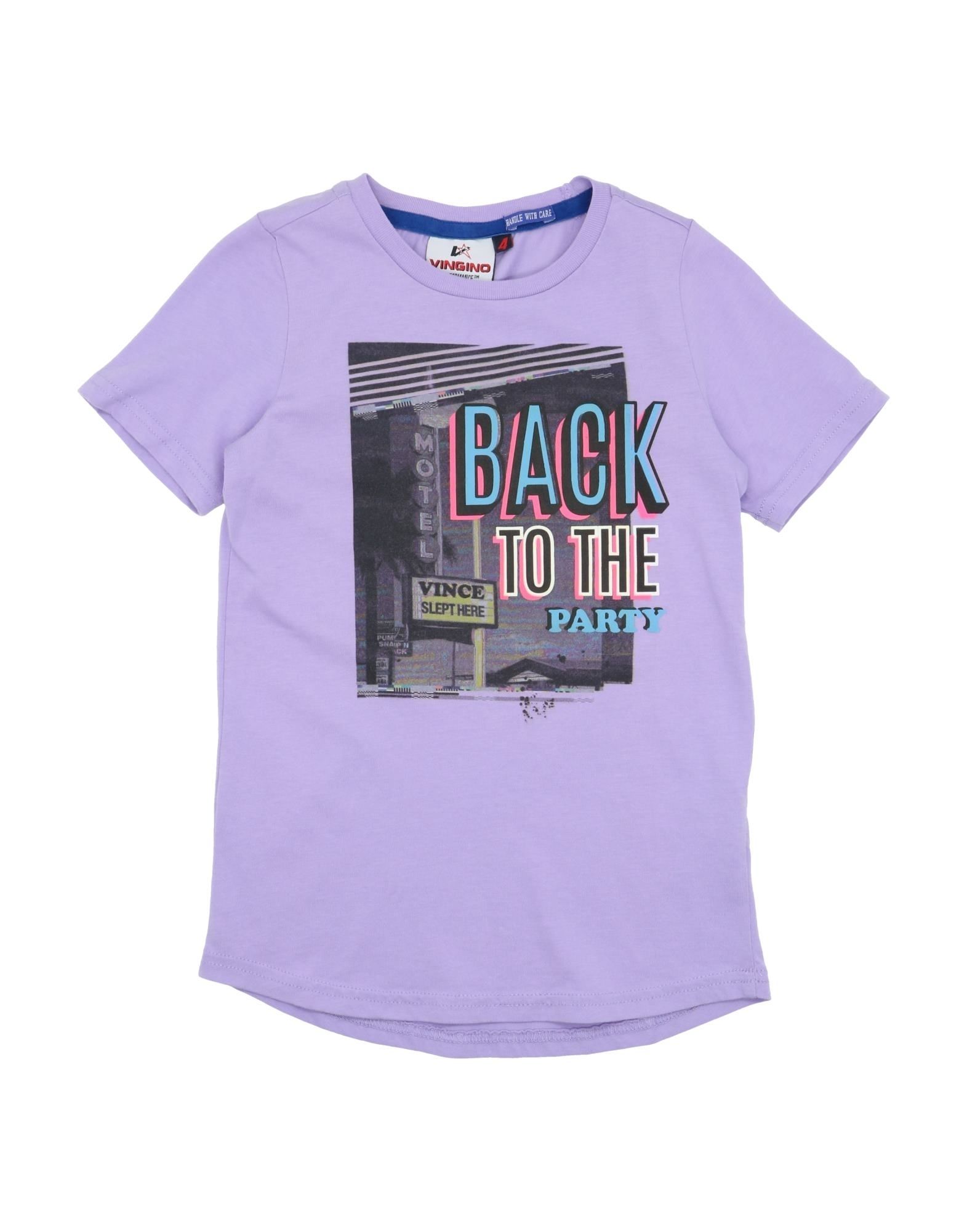 Vingino Kids' T-shirts In Purple