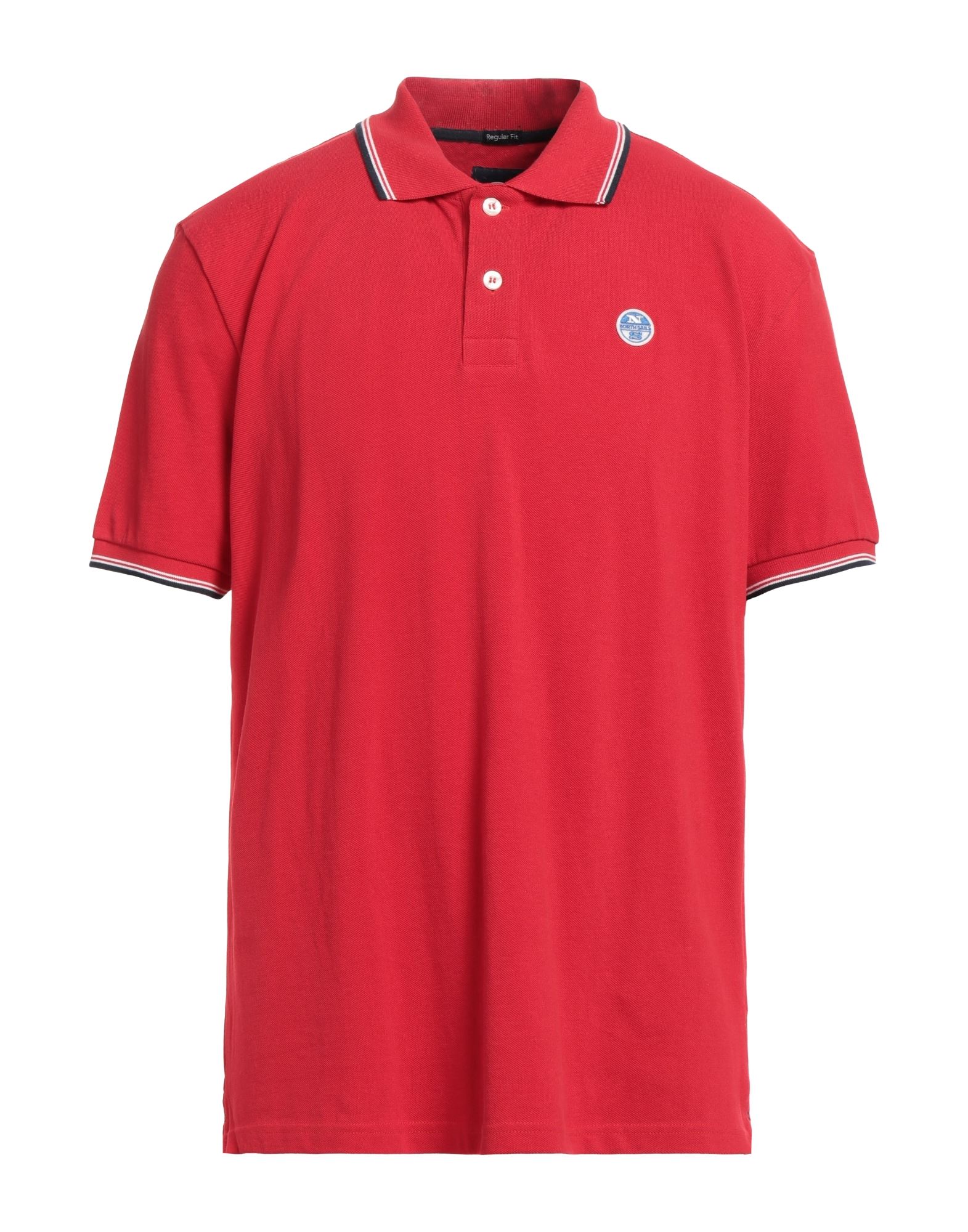 North Sails Polo Shirts In Red