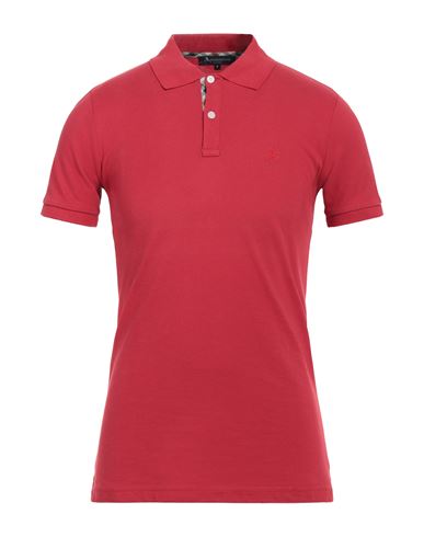 Aquascutum Man Polo Shirt Red Size S Cotton
