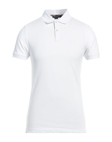Aquascutum Man Polo Shirt White Size S Cotton