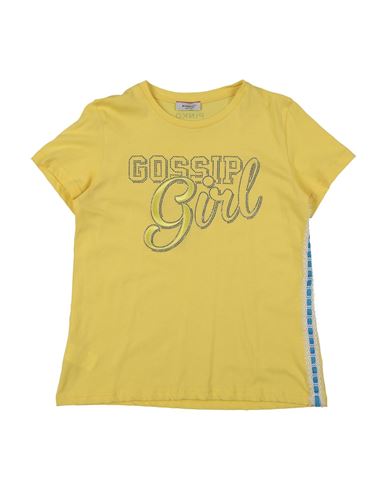 Pinko Up Babies'  Toddler Girl T-shirt Yellow Size 6 Cotton