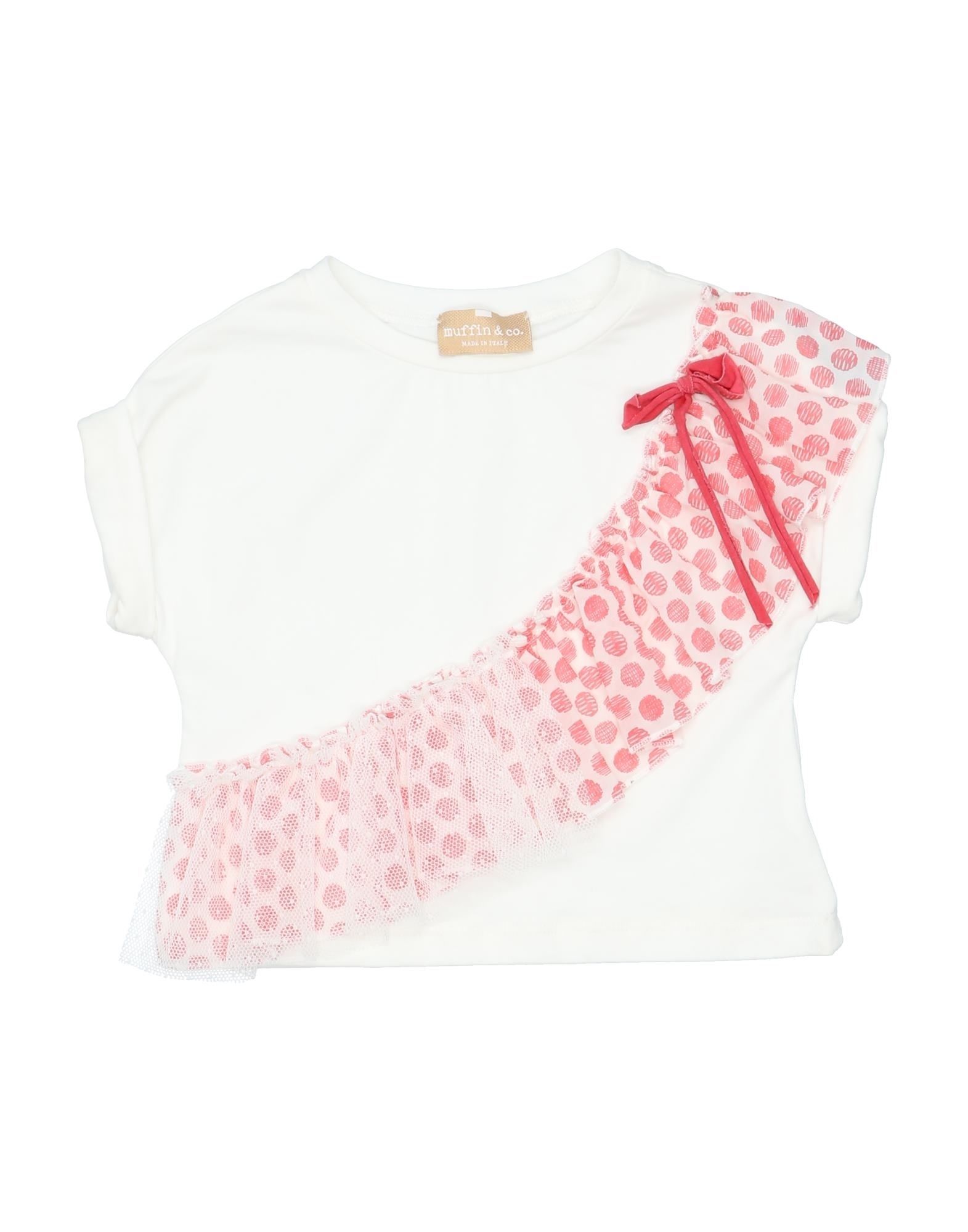 Muffin & Co. Kids' T-shirts In White