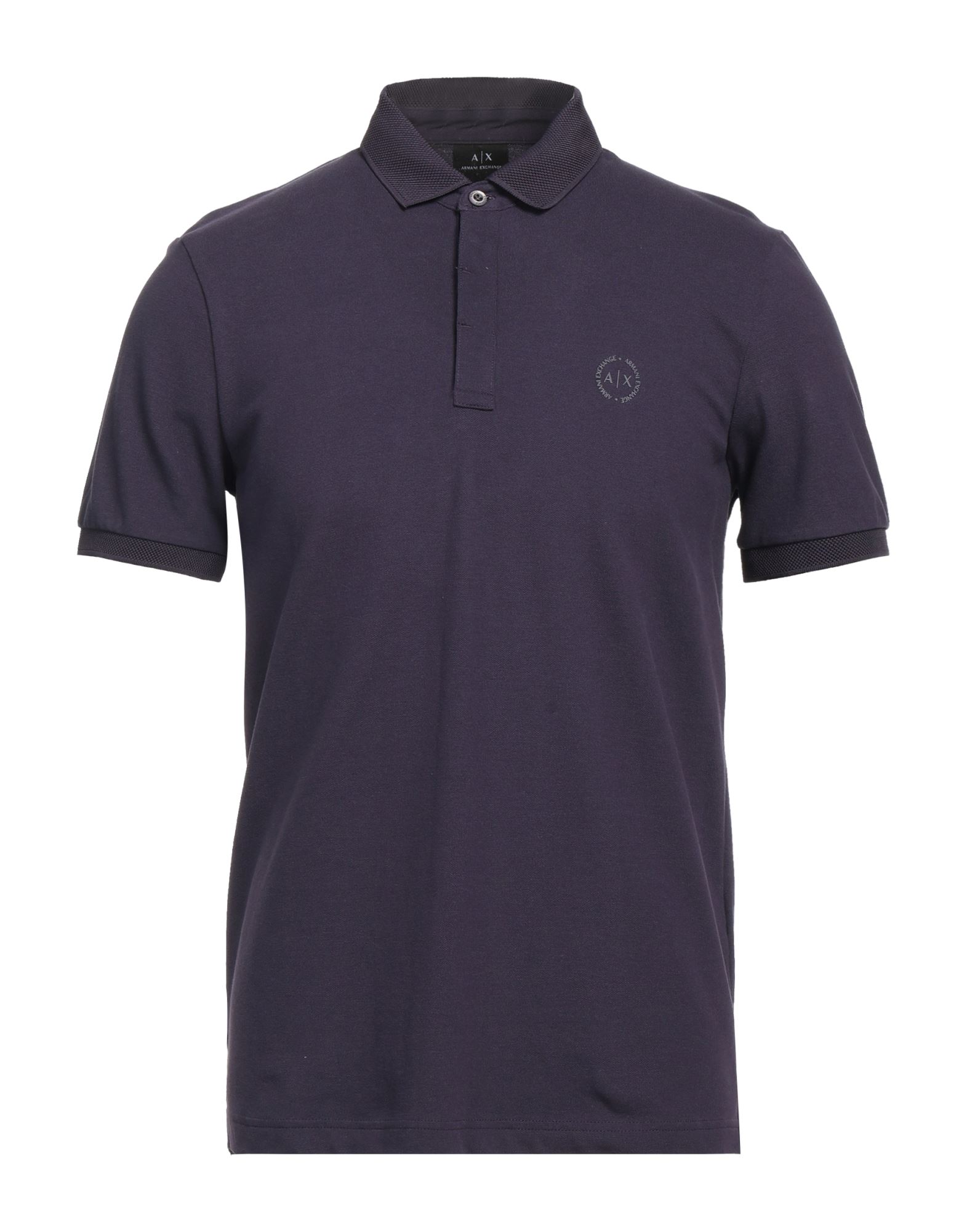 Armani Exchange Polo Shirts In Purple