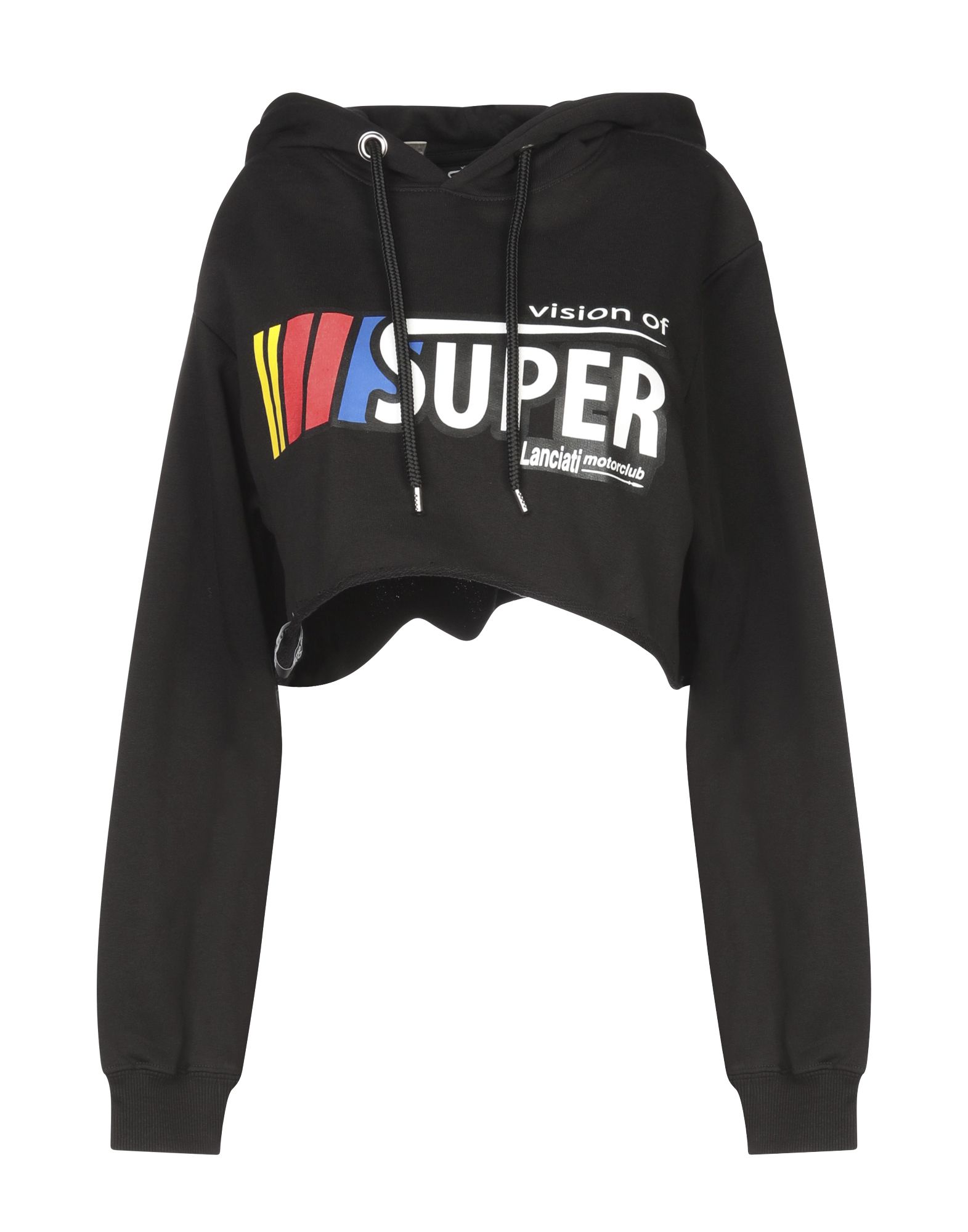 《セール開催中》VISION OF SUPER レディース スウェットシャツ ブラック S コットン 100%