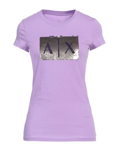 Woman T-shirt Salmon pink Size S Cotton