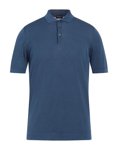 Drumohr Polo Shirts In Avion Blue