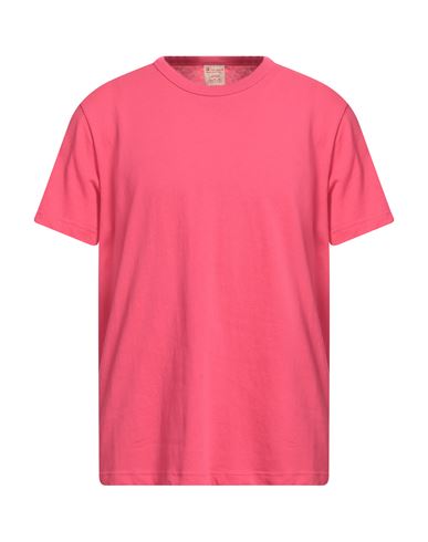 Champion Reverse Weave Man T-shirt Fuchsia Size Xl Cotton In Pink