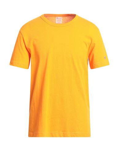 Champion Reverse Weave Man T-shirt Orange Size Xl Cotton