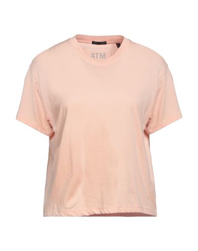 Shop Atm Anthony Thomas Melillo Woman T-shirt Blush Size L Cotton In Pink