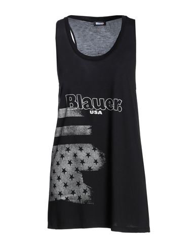 Blauer Tank Top In Black