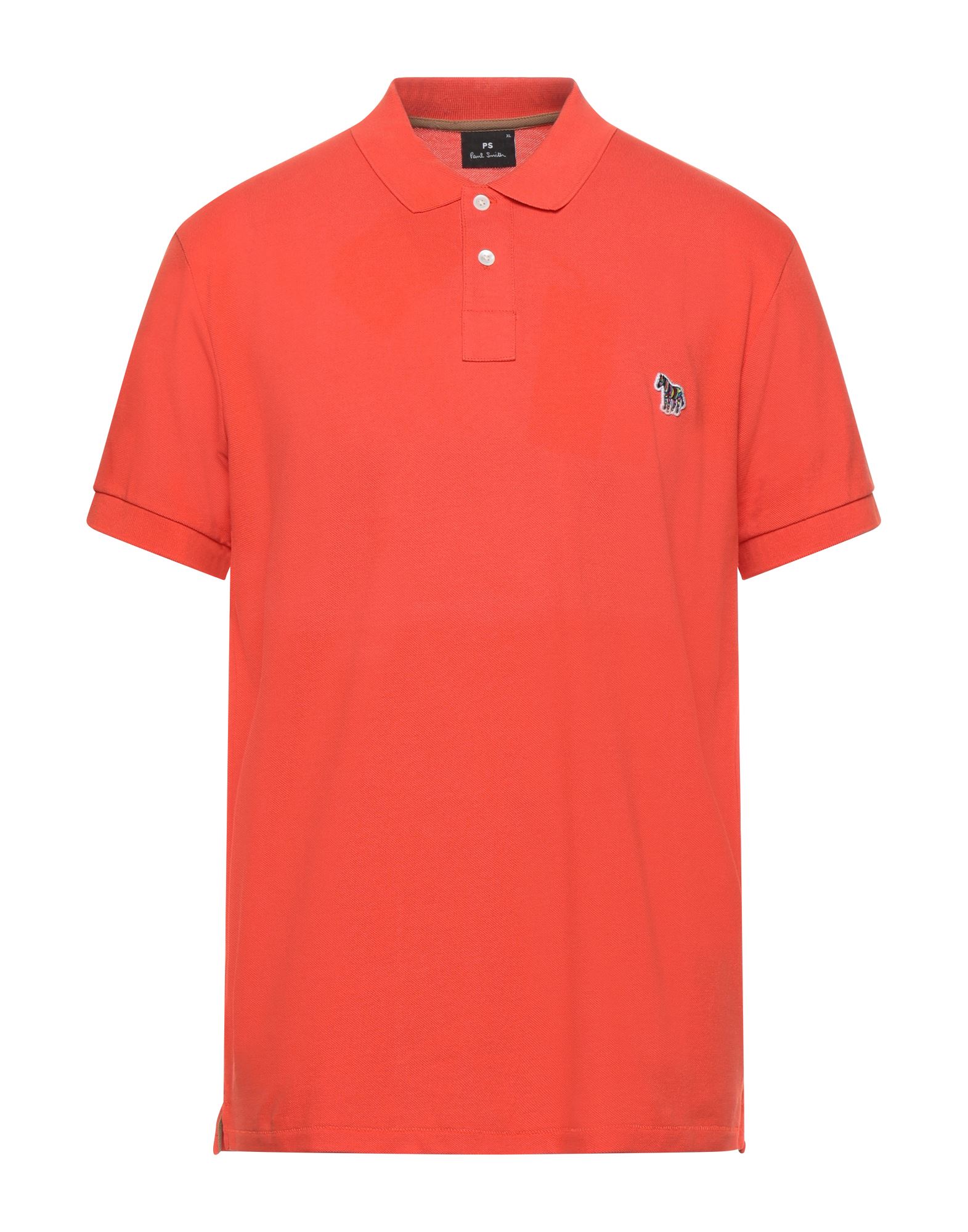 Ps By Paul Smith Polo Shirts In Orange