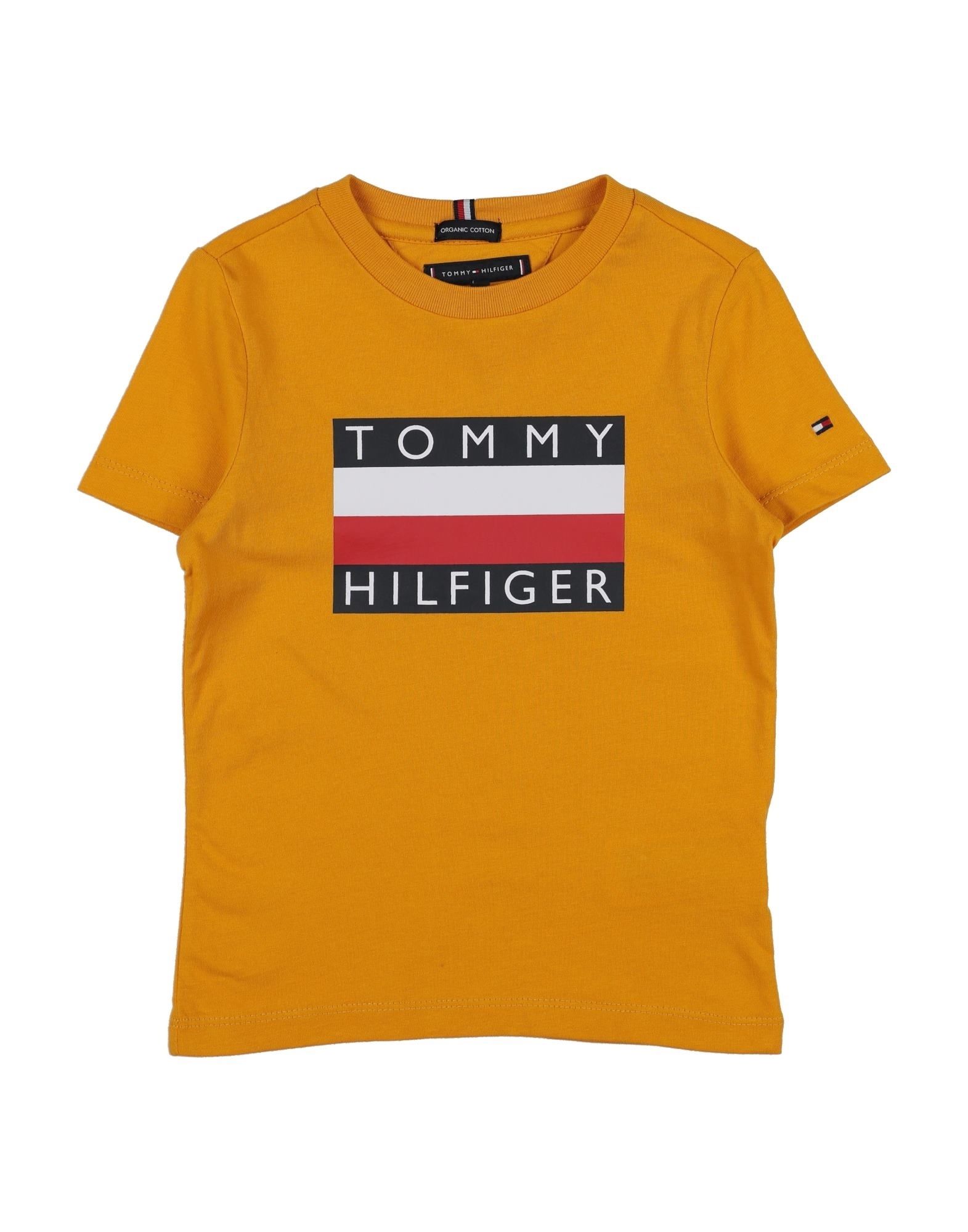 《セール開催中》TOMMY HILFIGER ボーイズ 3-8 歳 T シャツ オークル 8 コットン 100%