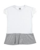 LE VOLIÈRE Mädchen 9-16 jahre T-shirts Farbe Weiß Größe 6