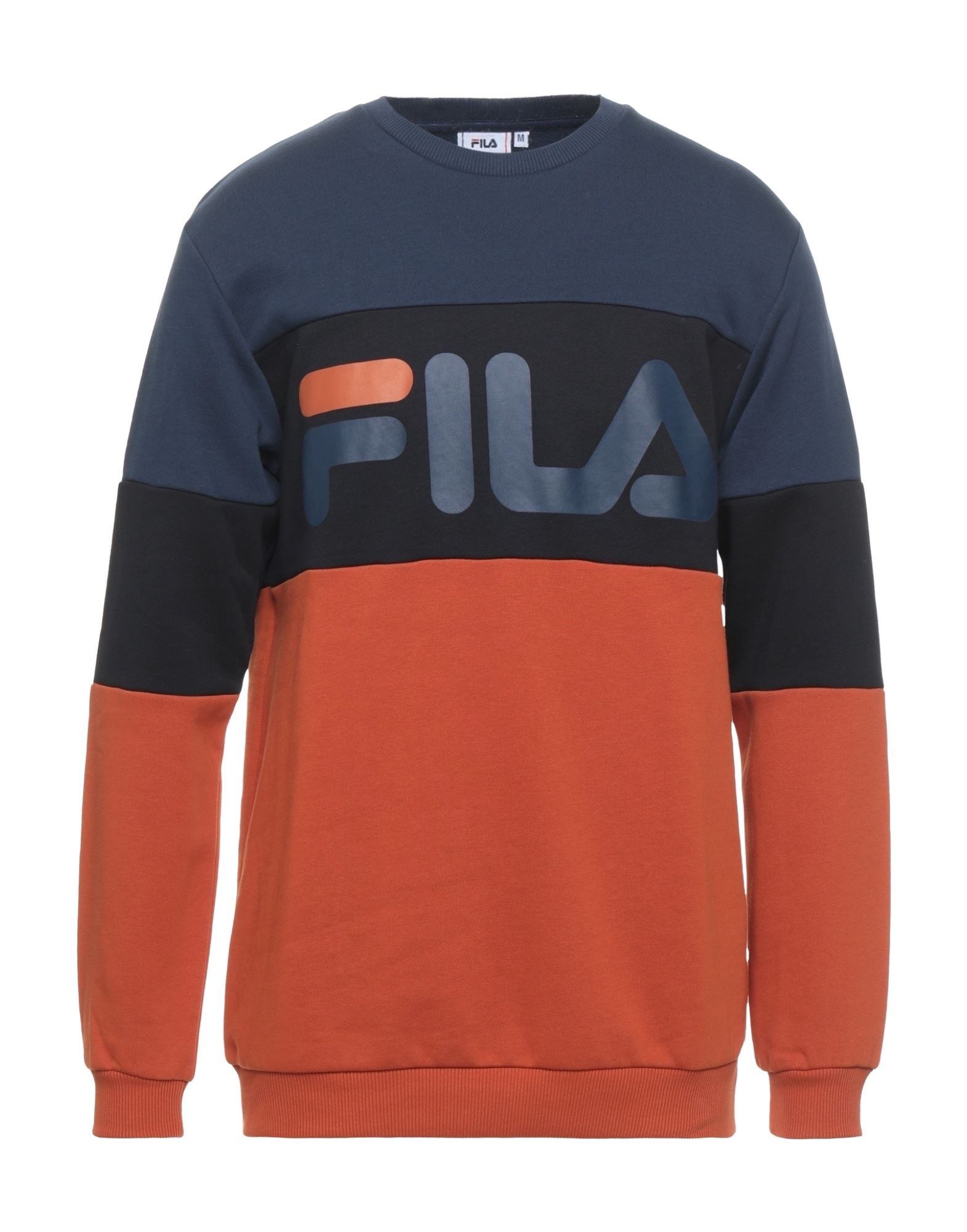 Fila Logo Block Sweatshirt In Blue | ModeSens