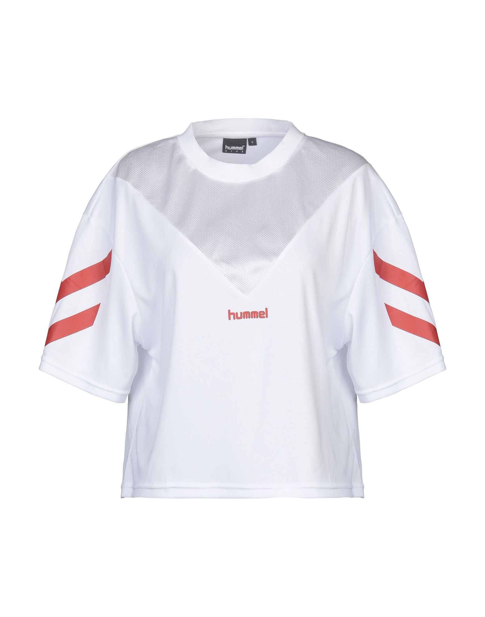 《セール開催中》HUMMEL レディース T シャツ ホワイト XS ポリエステル 100%