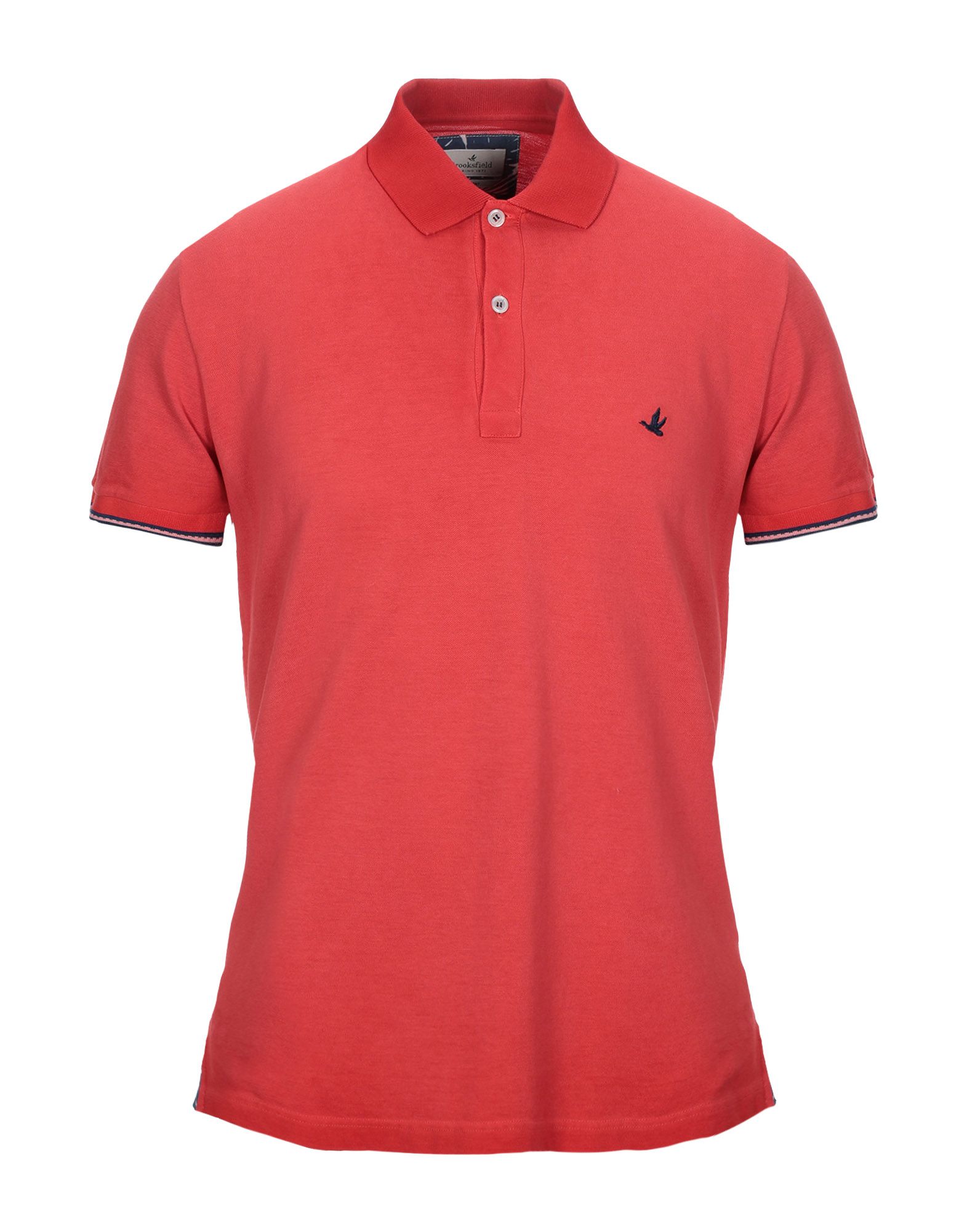 BROOKSFIELD BROOKSFIELD MAN POLO SHIRT RED SIZE 36 COTTON