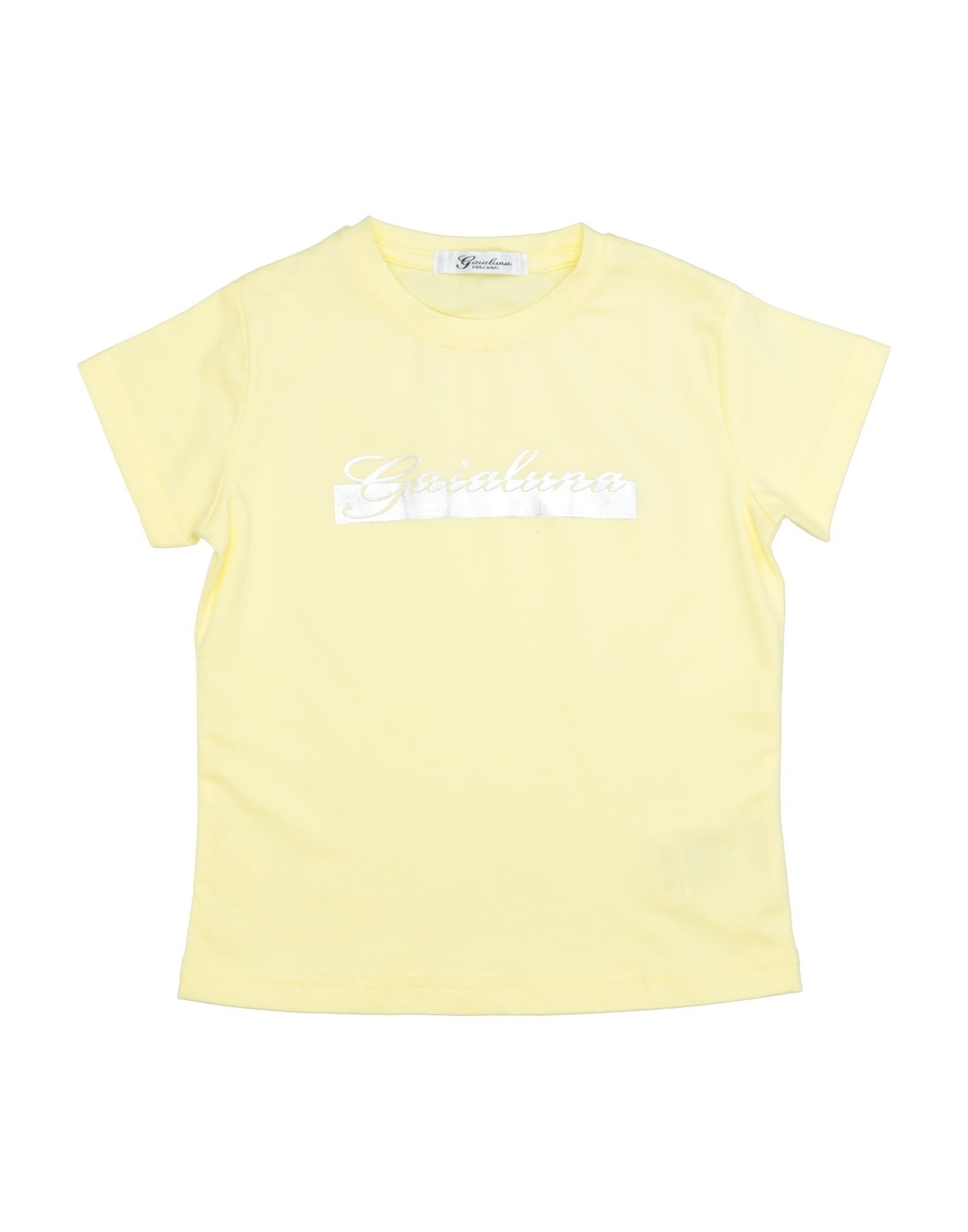 Gaialuna Kids' T-shirts In Yellow