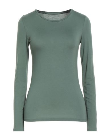 Majestic Filatures Woman T-shirt Sage Green Size 1 Viscose, Elastane In Green
