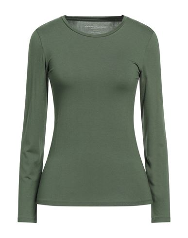 Majestic Filatures Woman T-shirt Dark Green Size 1 Viscose, Elastane