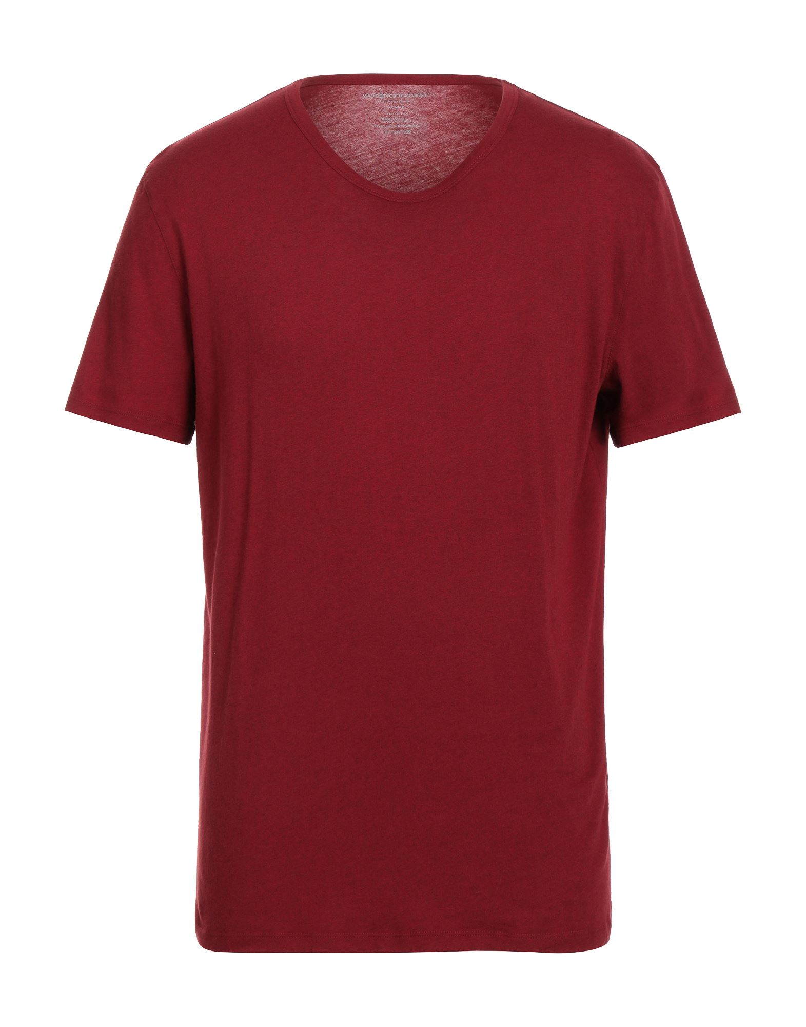 Majestic T-shirts In Red