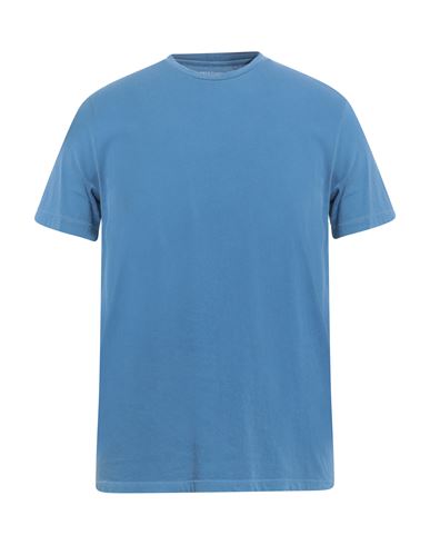 Shop Majestic Filatures Man T-shirt Light Blue Size M Cotton, Elastane