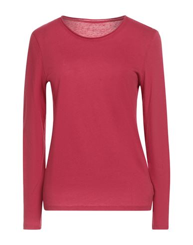 Majestic Filatures Woman T-shirt Magenta Size 2 Organic Cotton, Cashmere In Pink