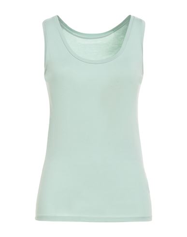 Majestic Filatures Woman Tank Top Sage Green Size 1 Viscose, Elastane In Green