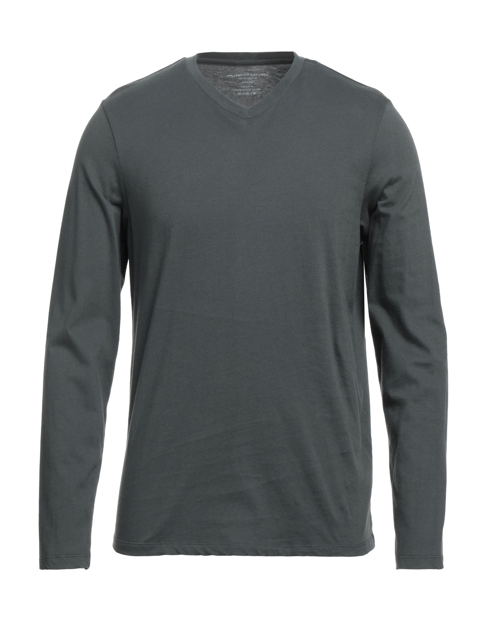 Majestic T-shirts In Steel Grey