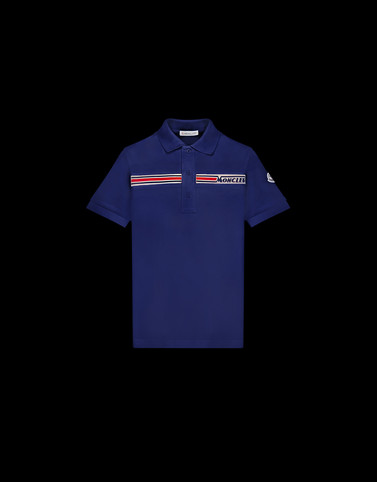 moncler blue polo shirt