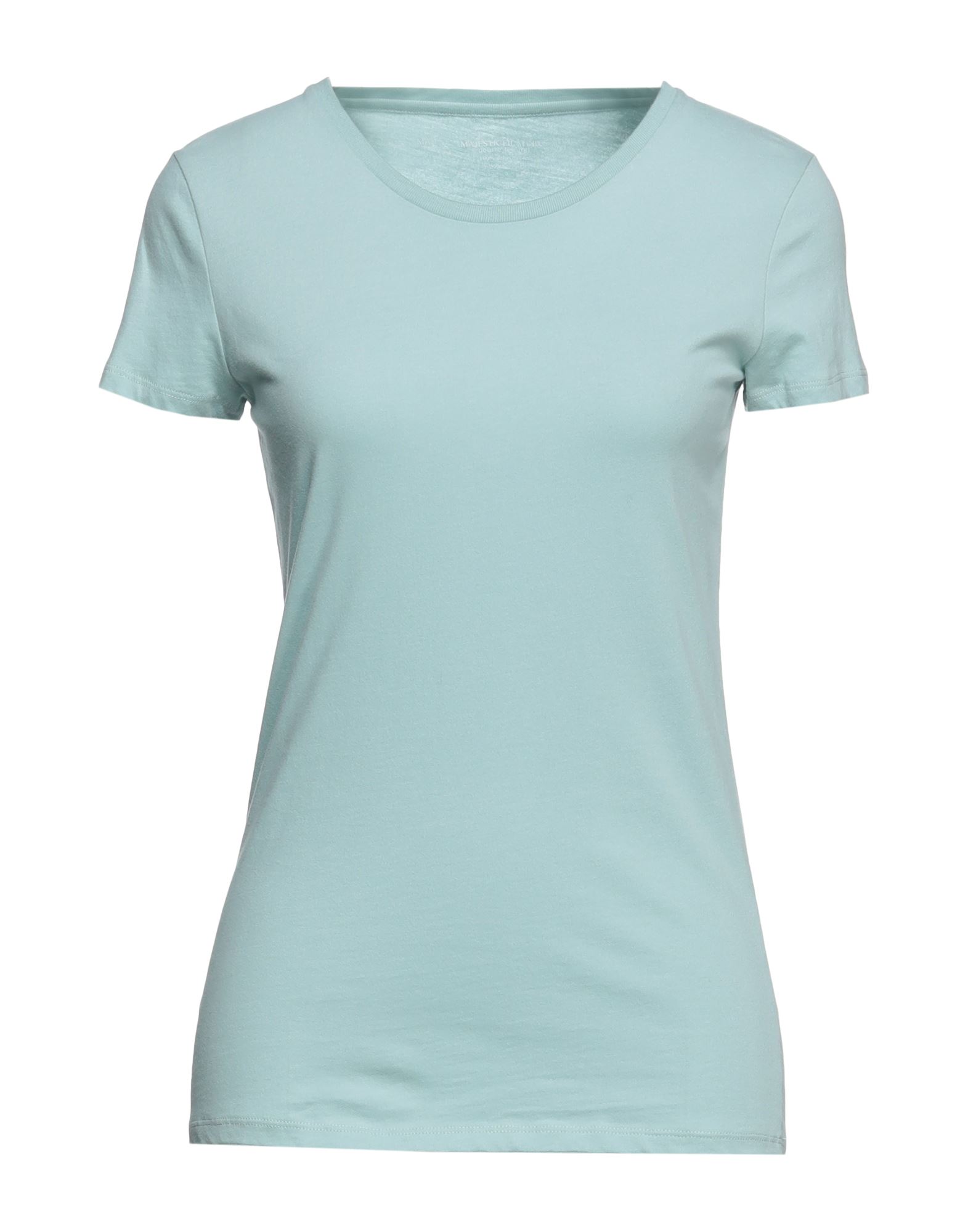 Majestic T-shirts In Light Green