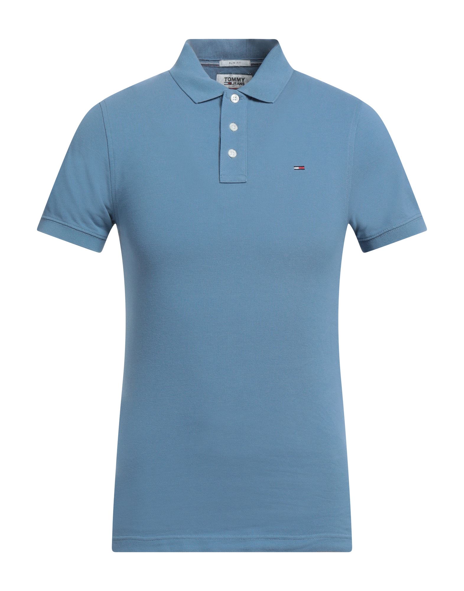 Tommy Jeans Polo Shirts In Blue
