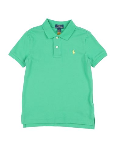 Shop Polo Ralph Lauren Toddler Boy Polo Shirt Light Green Size 5 Cotton