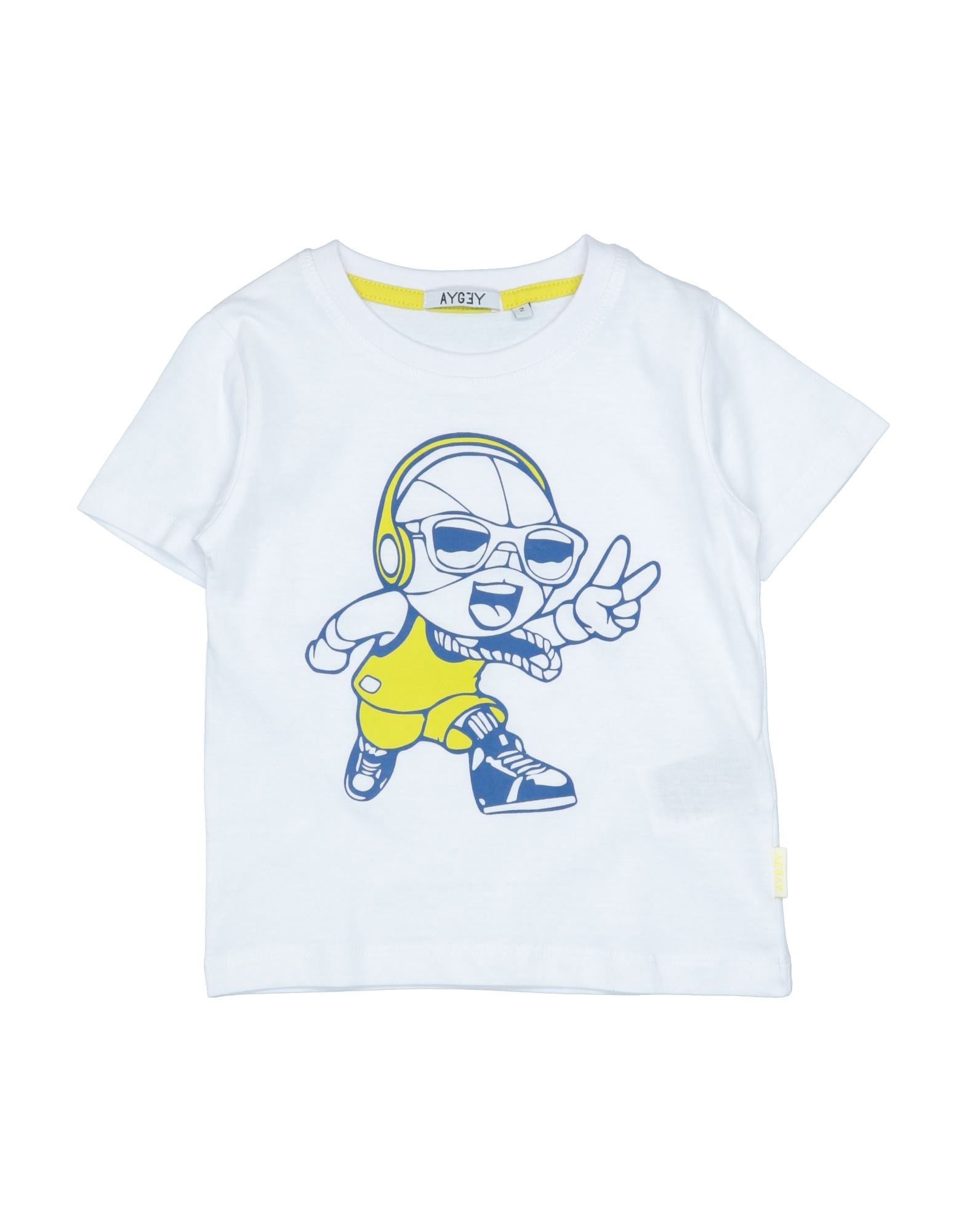 Aygey Kids' T-shirts In White
