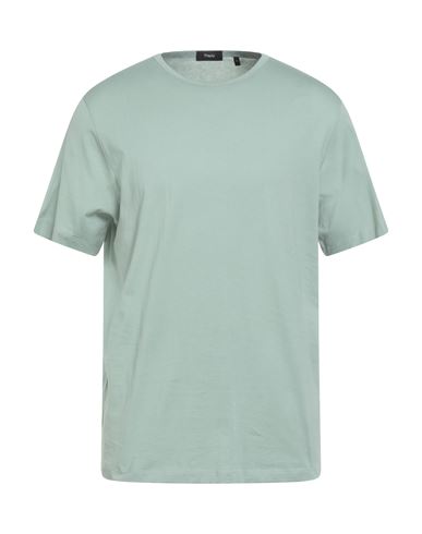 Theory Man T-shirt Green Size M Cotton In Green