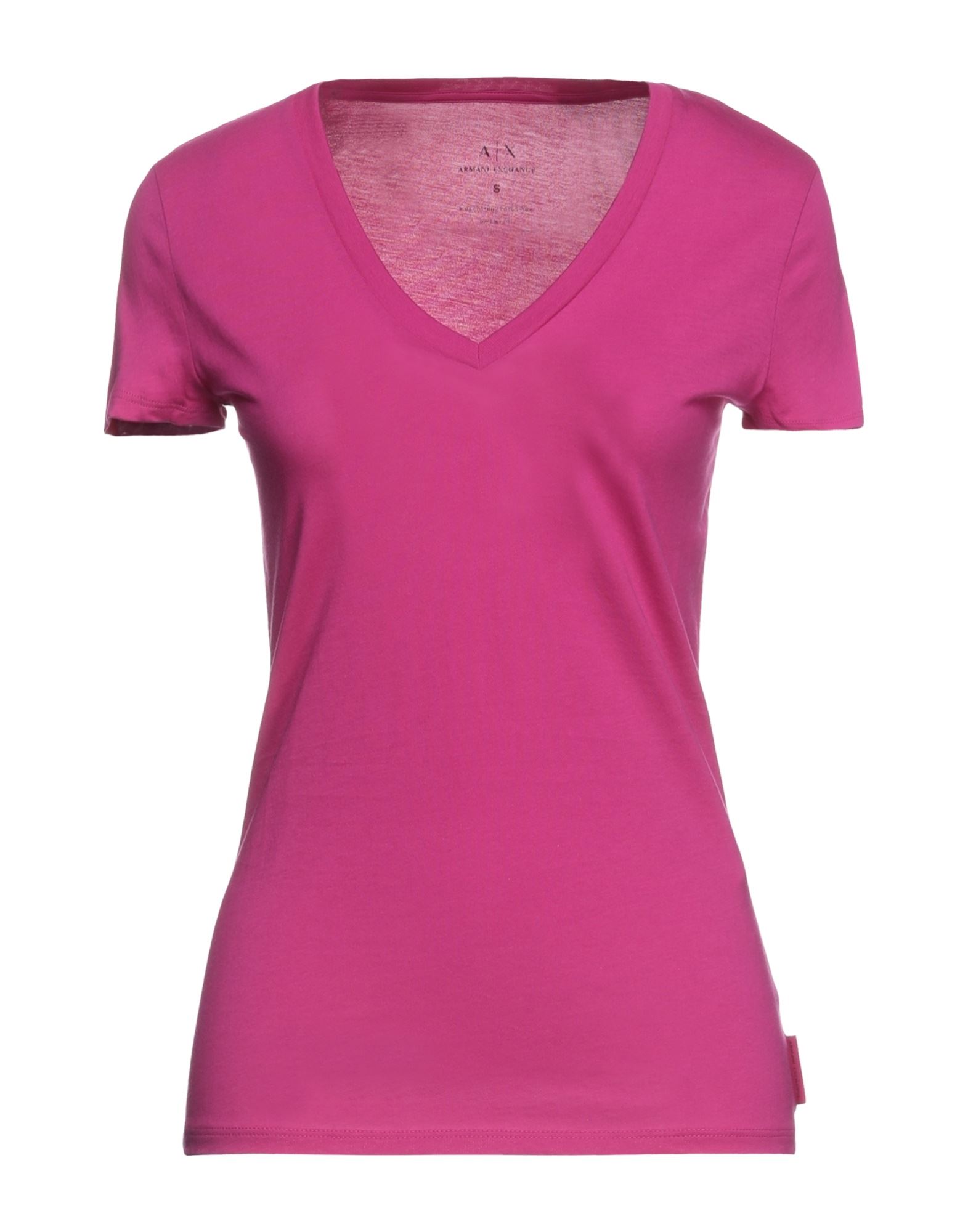 Armani Exchange T-shirts In Garnet