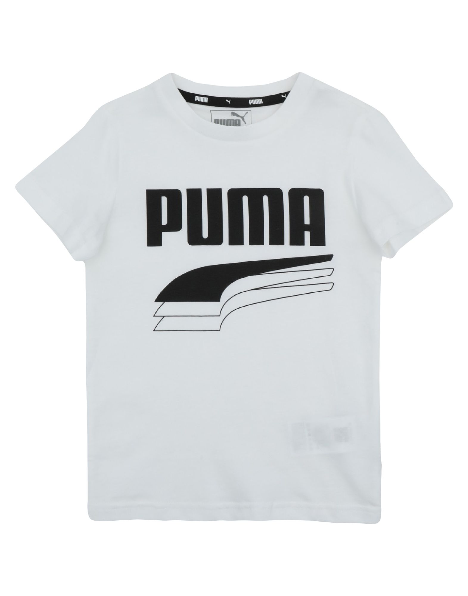Puma Kids'  Rebel Bold Tee B Toddler Boy T-shirt White Size 6 Cotton