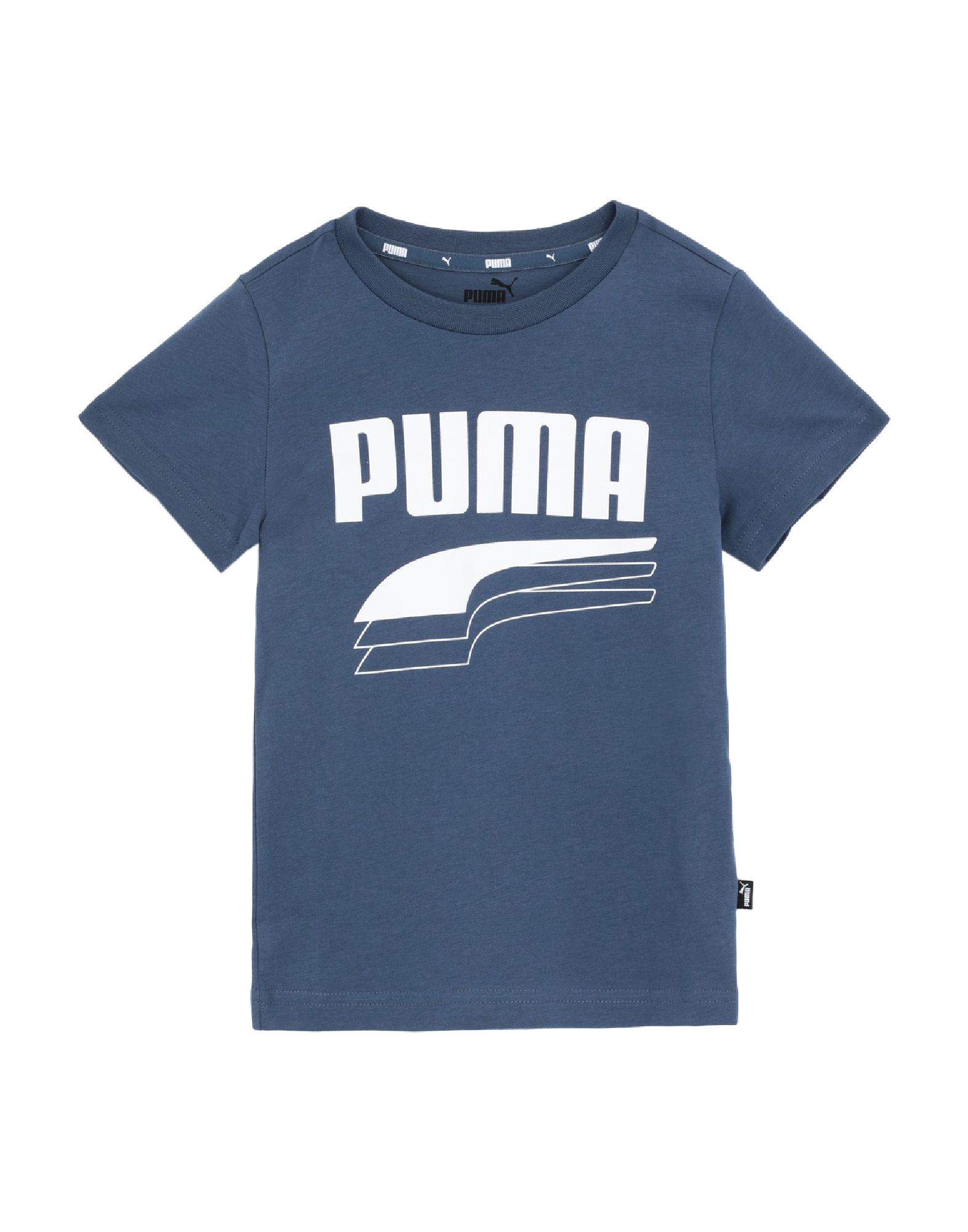 Puma Kids' T-shirts In Slate Blue