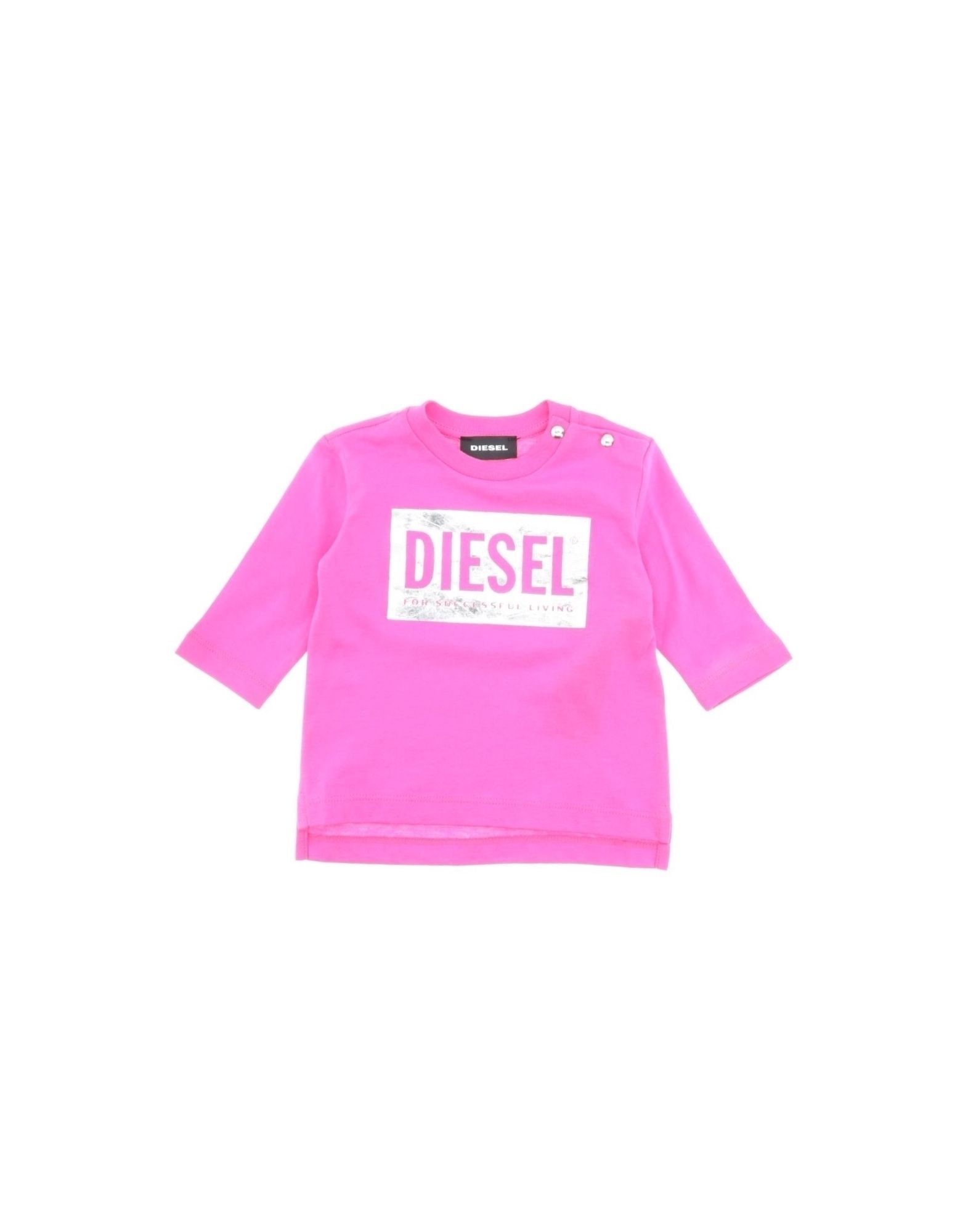 Diesel Kids' T-shirts In Fuchsia