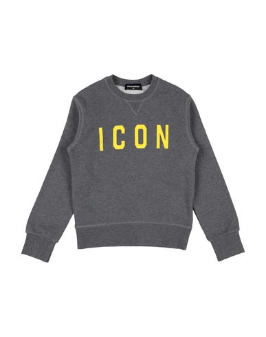 Dsquared2 Toddler Sweatshirt Grey Size 6 Cotton, Elastane In Grey