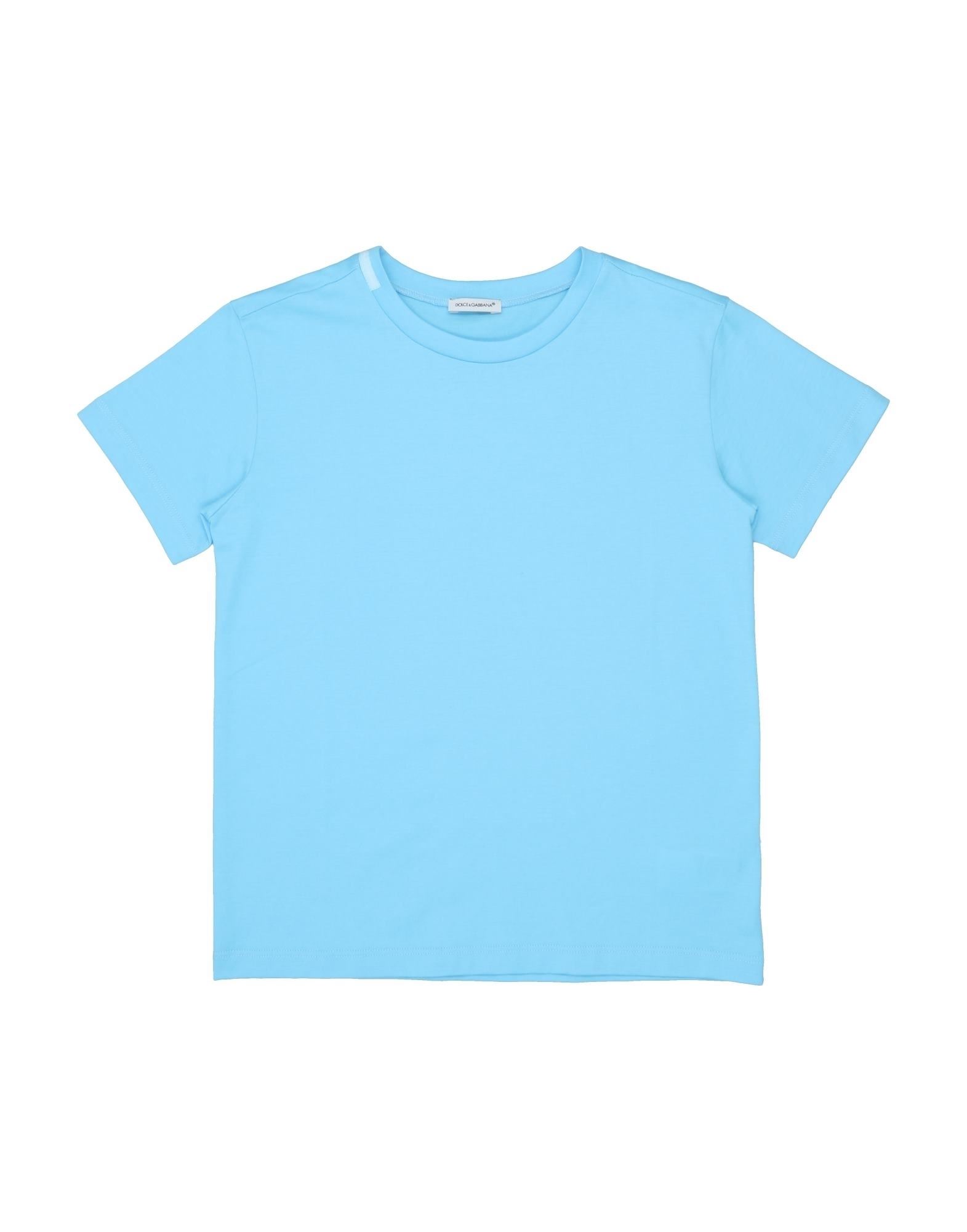 Dolce & Gabbana Kids' T-shirts In Sky Blue